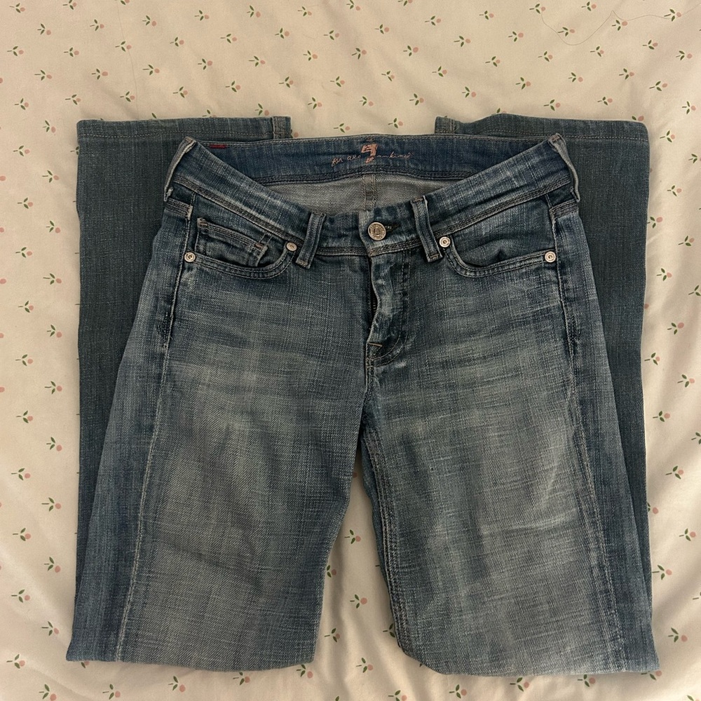 Low Rise Flare “7 for all mankind” Jeans